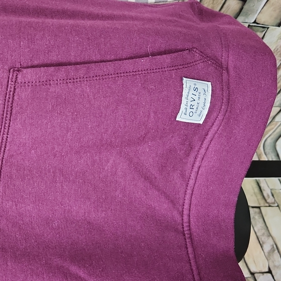 Orvis Classic Collection Striped Raglan Hoodie - Picture 4 of 8